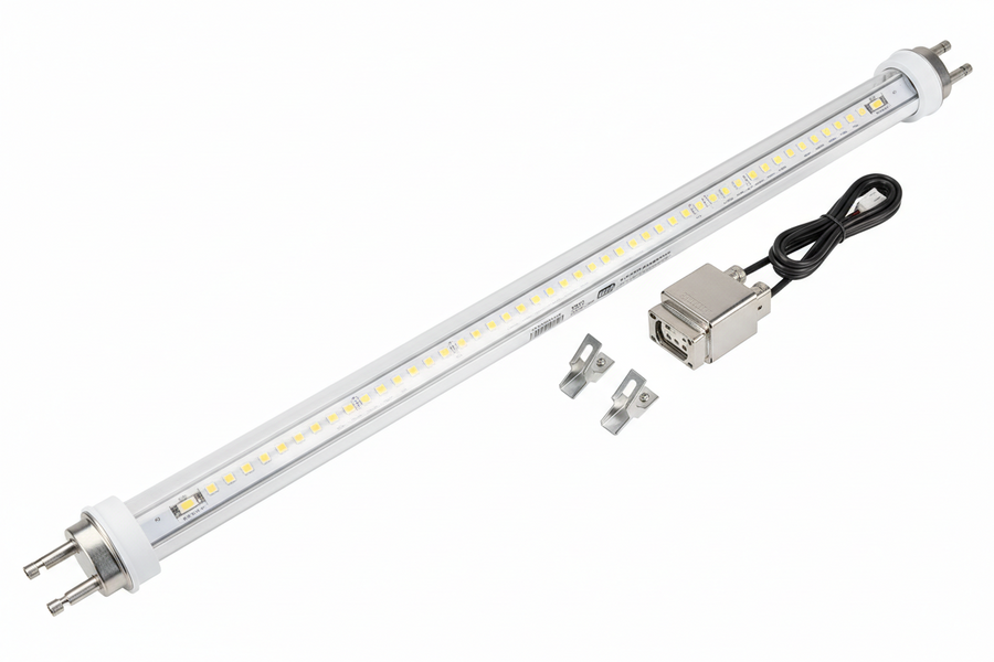 8ft T8 Tube + Socket Kit