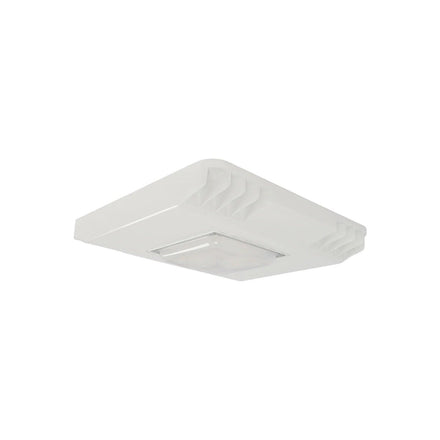 JEE TCP1515 150W LED gas station canopy light, white die-cast aluminium slim square housing