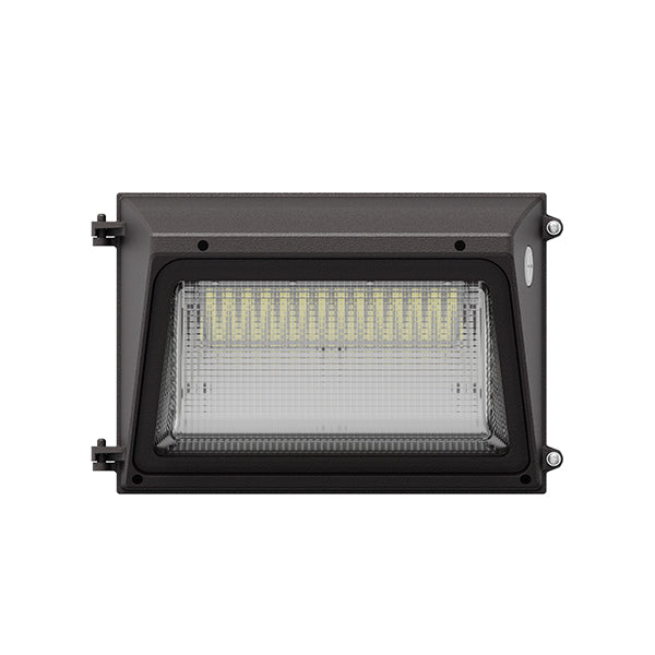 LED Wall Pack - Front View Illuminated