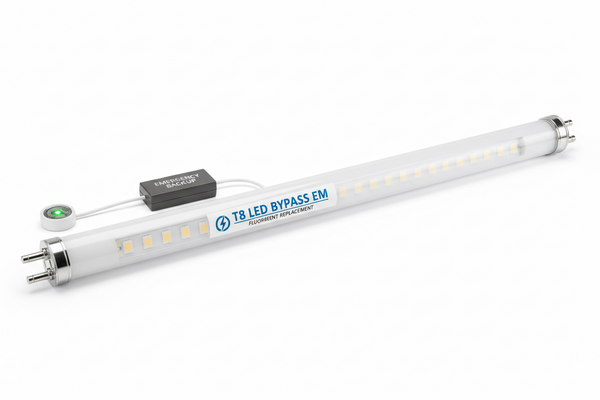 T8 by-pass EM back up tube